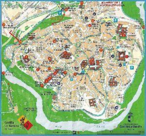 Toledo Map Tourist Attractions - TravelsFinders.Com