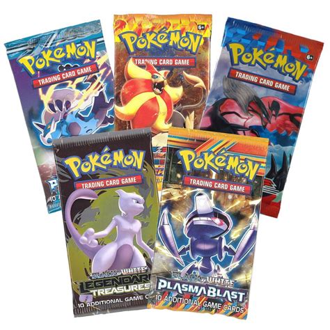 Pokemon Cards - 5 Booster Packs (Random packs) - New & Sealed | Pokemon ...