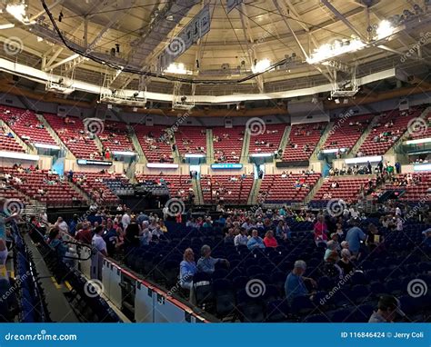 Inside the North Charleston Coliseum before a Concert Editorial Stock ...