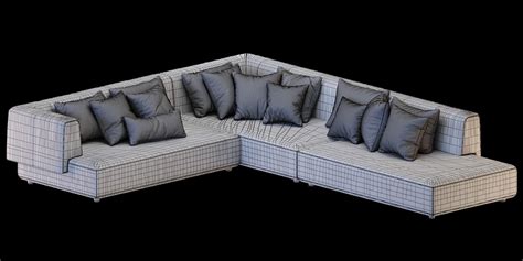 Gallotti Radice Fiona Soft Sofa 3D model | CGTrader