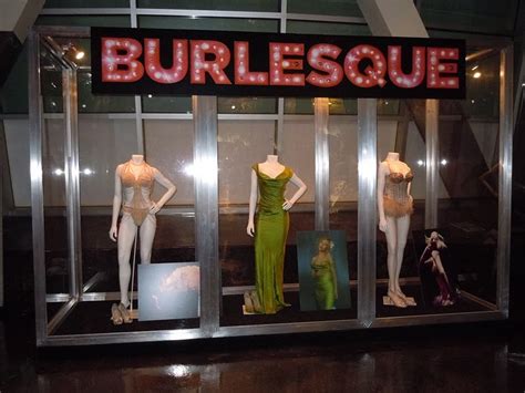 Aguilera Updates: Burlesque Costumes