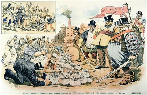 Robber Barons Political Cartoon