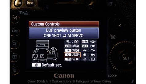 Five Great Ways To Customize Your 5D Mark III | Fstoppers