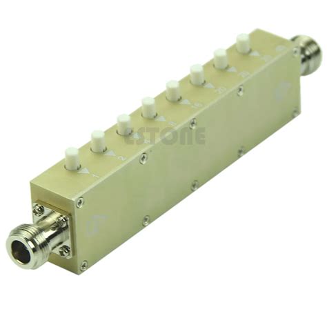 New Adjustable Variable Attenuator N 5W 0 90dBi DC 2.5GHZ 50ohm RF Coaxial 8 key-in Signal ...