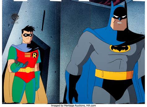 Batman: The Animated Series Batman and Robin Production Cel (Warner | Lot #94558 | Heritage Auctions