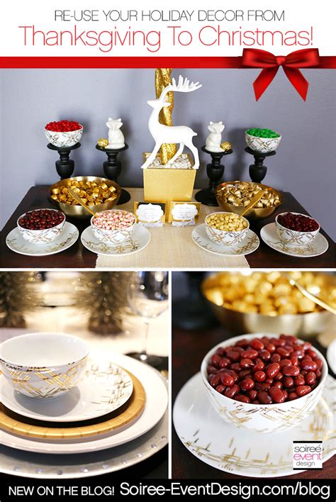 How to Re-Use Your Thanksgiving Decorations in Your Christmas Decor!