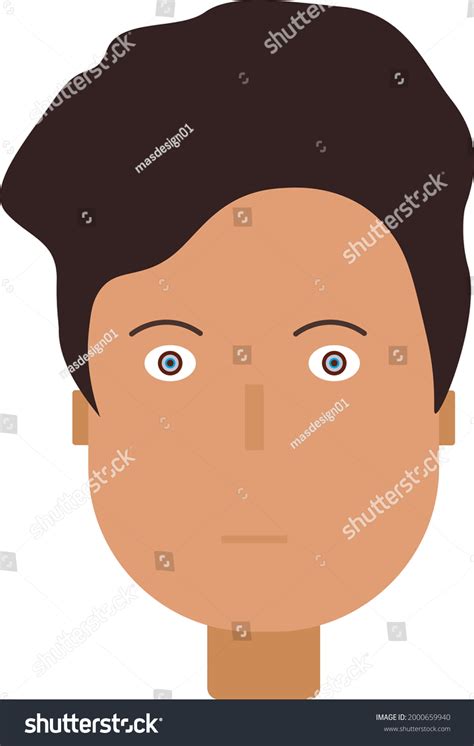 Human Face Art Vector Illustration Stock Vector (Royalty Free ...