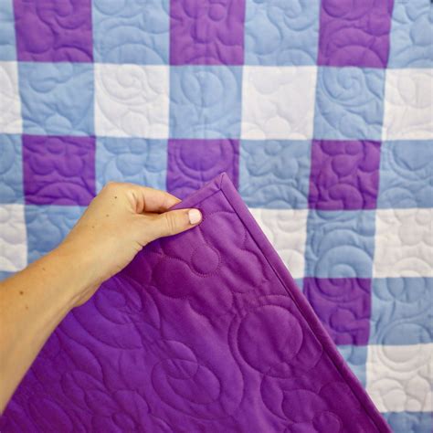 Lavender Leisure Quilt Kit: Simple 41"x49" DIY Picnic Blanket with Rea – The Fabric Hut