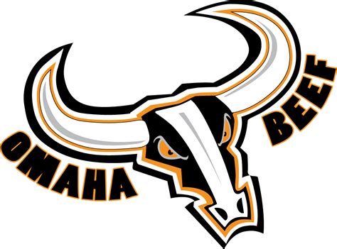 Omaha Beef Primary Logo | Football logo, Arena football, ? logo