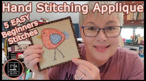 Hand stitching applique for beginners like me! Applique tips & 5 easy ...