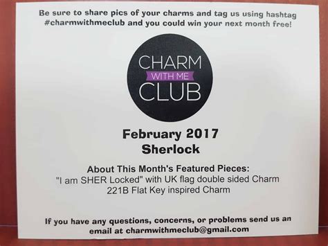 Charm With Me Club February 2018 Subscription Box Review + Coupon - hello subscription