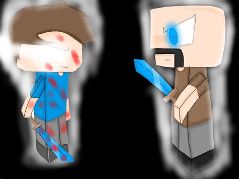 Herobrine vs Notch speedpaint - ibisPaint