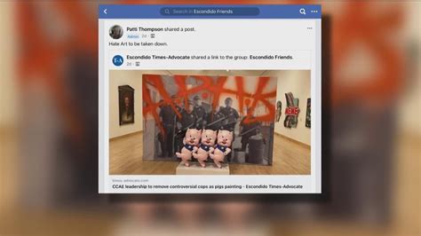 Escondido art exhibit creates quite a stir on social media | cbs8.com