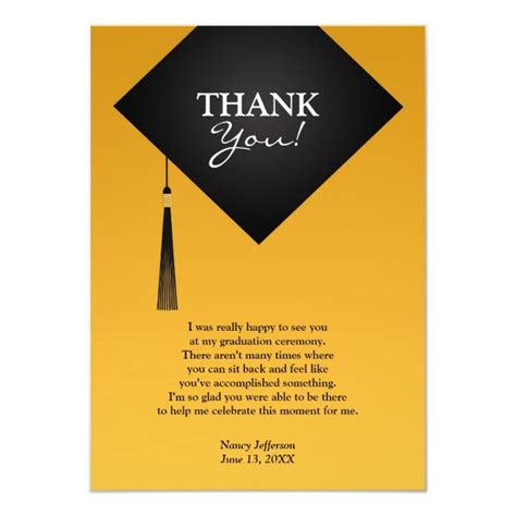 Graduation Thank You Card Sayings - Hollie Cairistiona