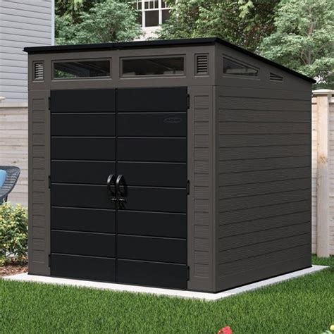 Suncast 7x7 Modernist Plastic Garden Storage Shed | Shedstore