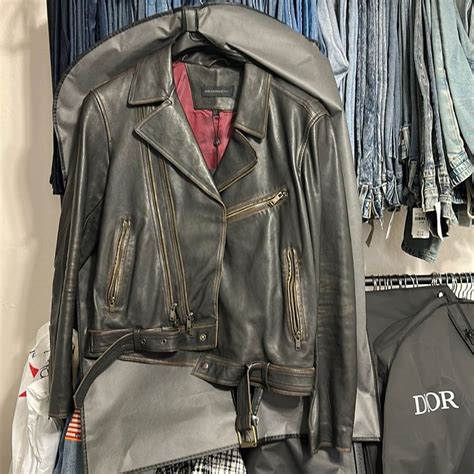 John Varvatos leather jacket