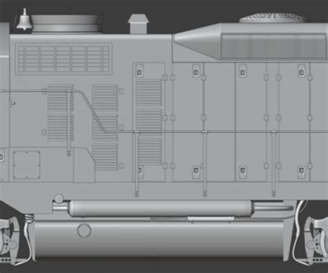 ArtStation - Diesel Train Locomotive EMD GP20 | Game Assets