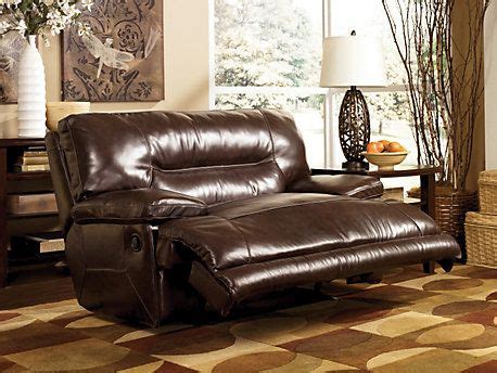 Signature Design by Ashley Emmett Extra Wide Seat Wall Hugger Recliner with Power | Wide seat ...