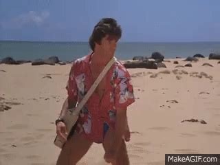 Hard Ticket to Hawaii - Frisbee Scene on Make a GIF