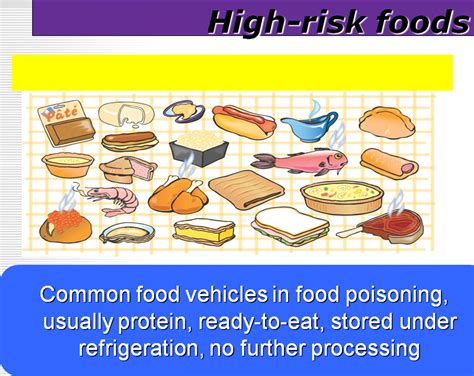 High Risk Foods | Food safety training, Hygienic food, Food