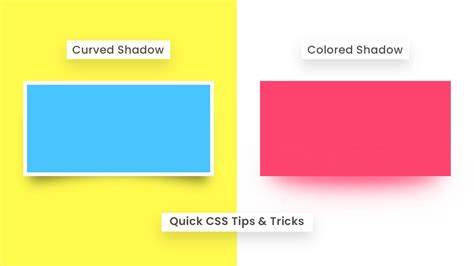 CSS Colored & Curved Drop Shadow Effects | CSS Tricks