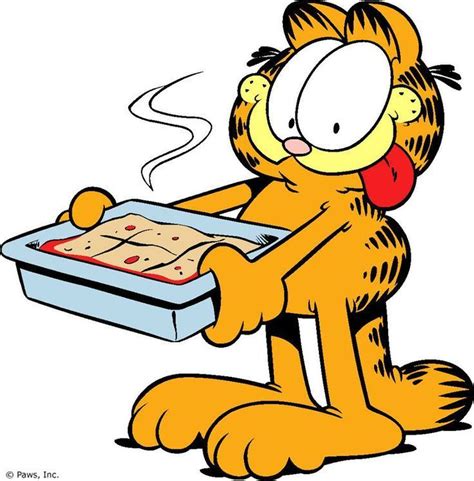 Skillet Lasagna | Garfield cartoon, Garfield pictures, Garfield cat