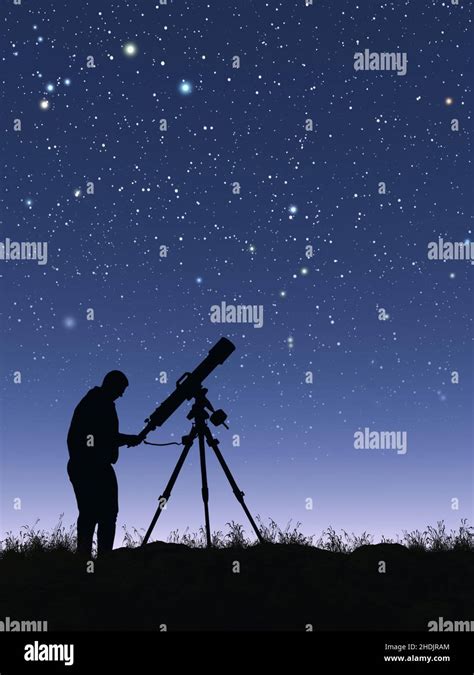 telescope, stars sky, astronom, telescopes, star, astronoms Stock Photo - Alamy