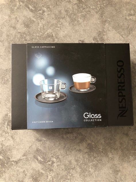 Nespresso glass cups - brand new, Furniture & Home Living, Kitchenware ...