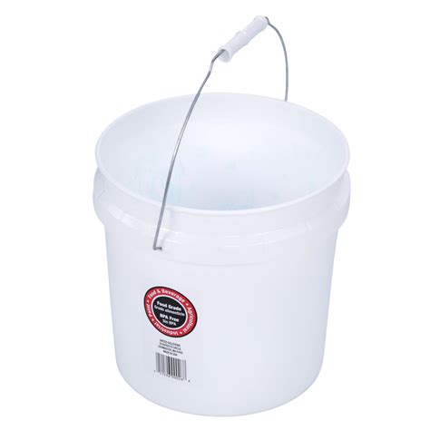 Buckets 10 White 2 Gallon Bucket with Gamma Seal Lid