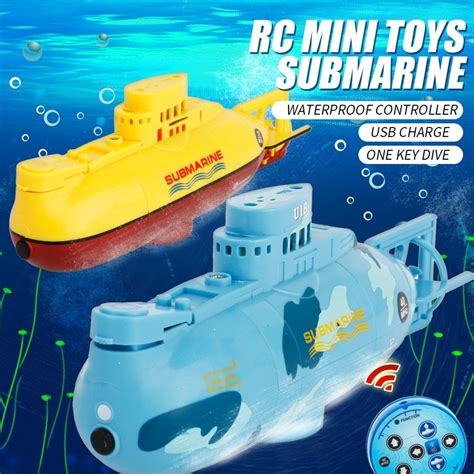 Eva2king Hot Selling Mini RC Submarine Toys Remote Control Submarines ...