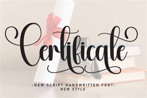 Certificate Font Download Free - Icon Fonts