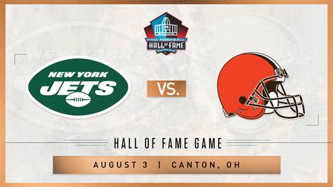 Jets Receive Invitation to Play Browns in 2023 Hall of Fame Game in Canton