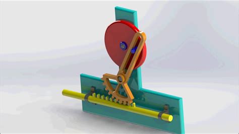 Reciprocating Motion with Quick Return Mechanism - YouTube