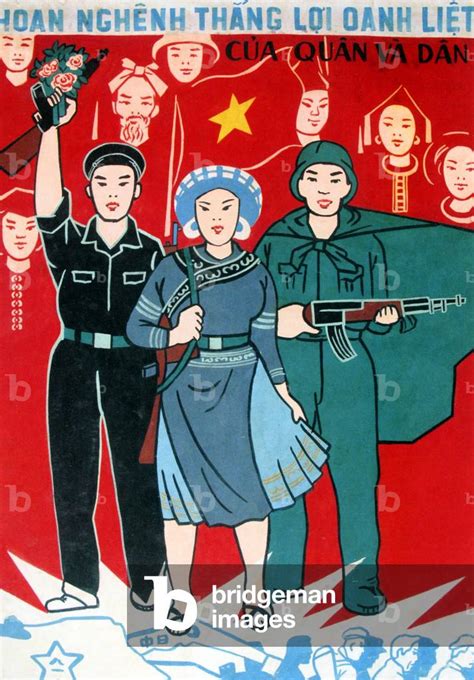 Image of Vietnam: Communist propaganda poster - 'A Heartfelt Welcome for the