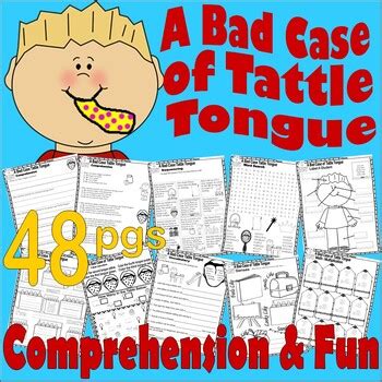 A Bad of Case Tattle Tongue Back to School Read Aloud Book Companion Reading