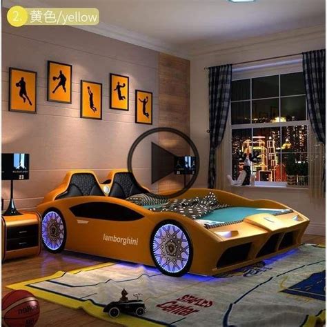 Lamborghini Bed | Kids car bed, Car bed, Boys car bedroom