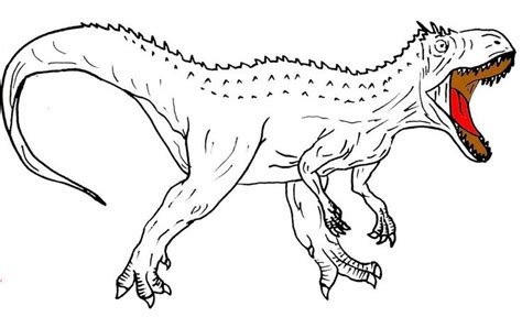 indominus rex page ready to color | Dinosaur coloring pages, Indominus rex, Bear coloring pages