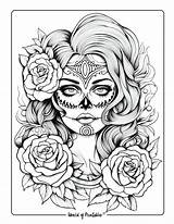 Skull Coloring Pages  World Of Printables sketch template