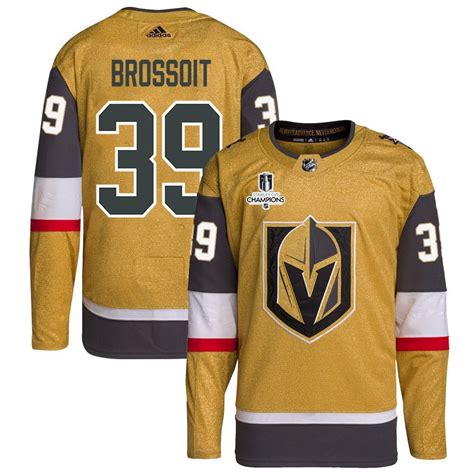 Laurent Brossoit 39 Vegas Golden Knights Stanley Cup 2023 Champions ...