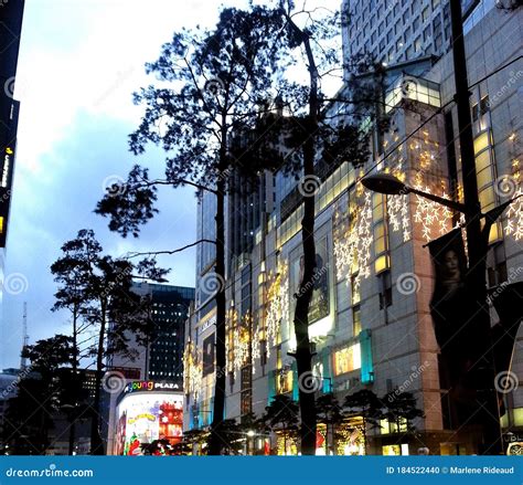 Seoul City Lights and Modern Buildings Editorial Image - Image of seoul ...