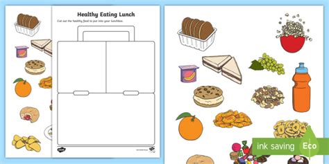 Healthy Eating Lunch | Balanced Diet Activity (teacher made)