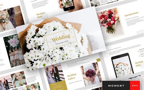 Moment - Wedding Presentation PowerPoint template