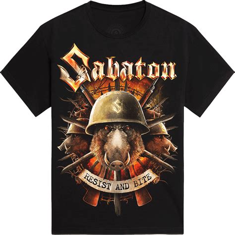 Resist and Bite T-shirt | Sabaton Official Store