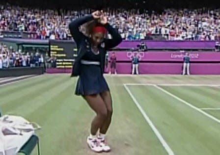 Serena Williams Does Crip Walk Upon Winning Olympic Gold Medal – Classy Chick! (VIDEO)