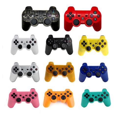 For PlayStation3 Bluetooth Wirelss Controller 11 Multi Colors for PS3 Gamepad Bluetooth 3.0 + 1 ...