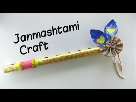 Janmashtami Craft Ideas/Janmashtami Craft Flute trong 2024