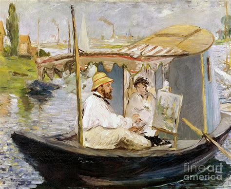 The Boat Claude Monet In Argenteuil Drawing by Heritage Images - Fine Art America