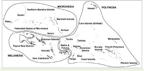 Micronesian Islands Map