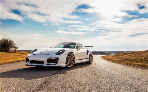 Download Car White Car Porsche Vehicle Porsche 911 4k Ultra HD Wallpaper