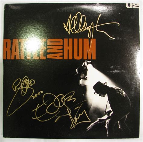 Collector Studio - Fine Automotive Memorabilia - 1988 U2 Rattle And Hum signed album